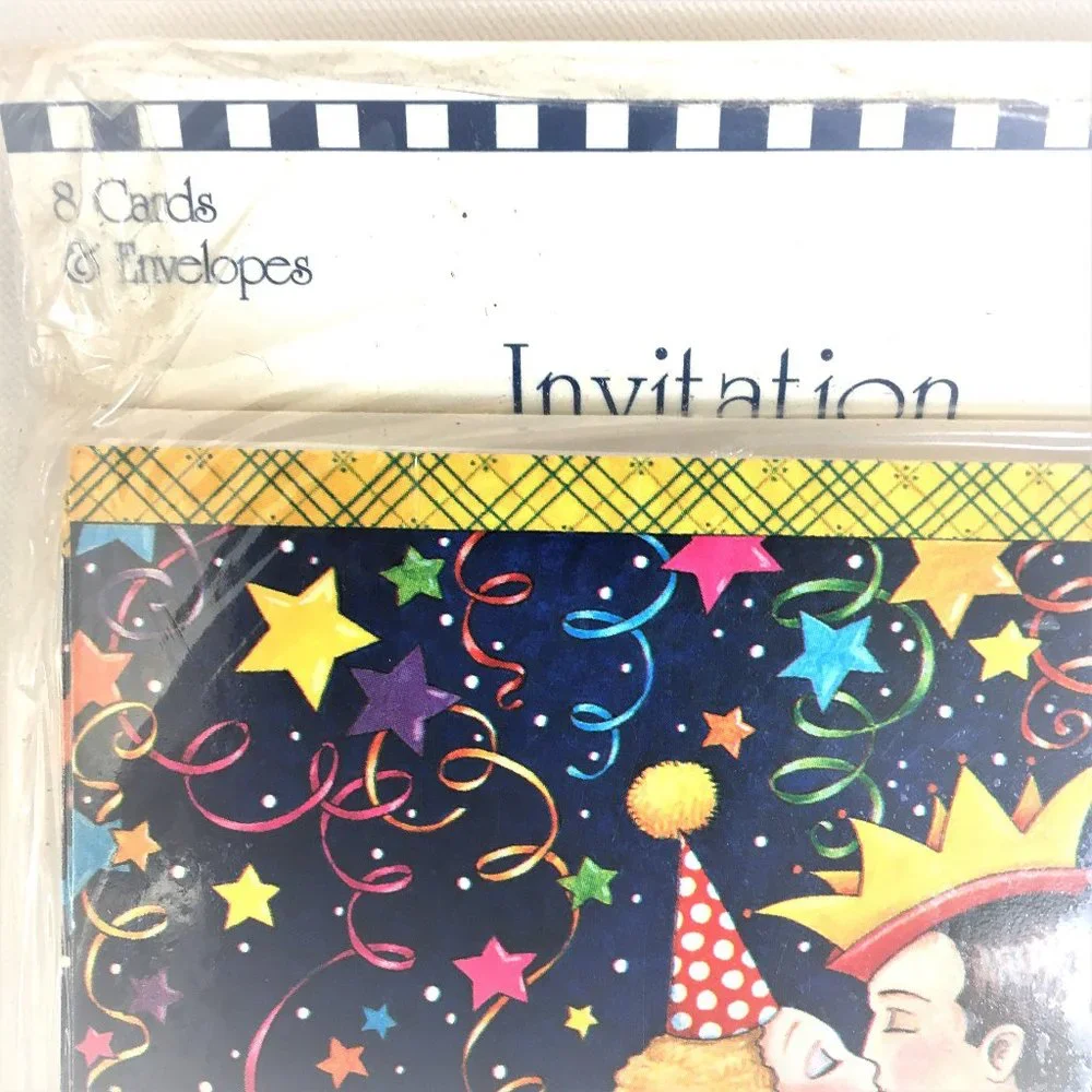 Vtg New Year’s Eve Invitation Mary Engelbreit